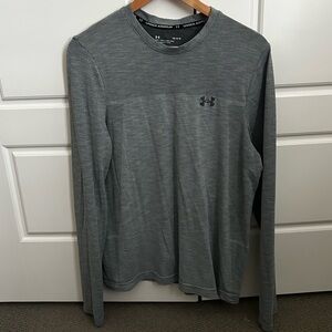 Under Armour Men's Charcoal Long Sleeve Tee